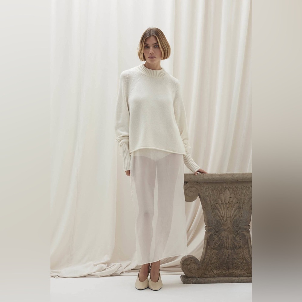 Naked Cashmere Sicily Cashmere Crewneck Sweater - Snow